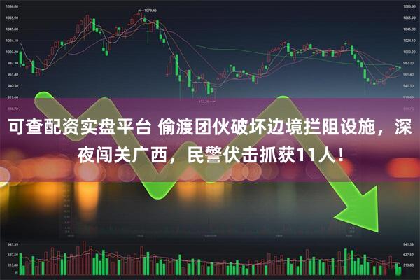 可查配资实盘平台 偷渡团伙破坏边境拦阻设施，深夜闯关广西，民警伏击抓获11人！